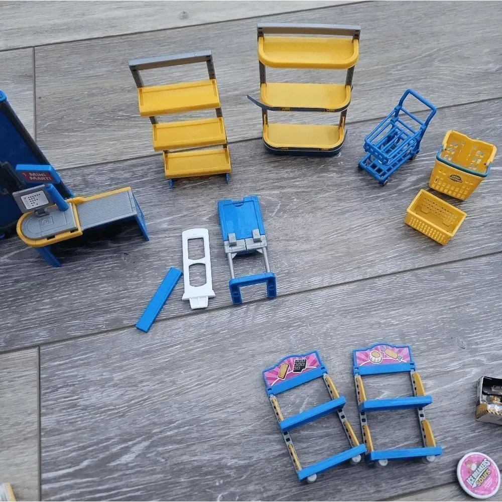Zuru Mini Brands huge lot Disney Star Wars Marvel Shelves register carts